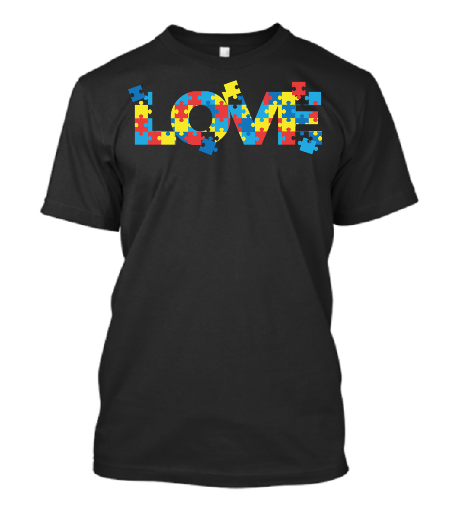 LOVE Autism Puzzle Piece T-Shirt