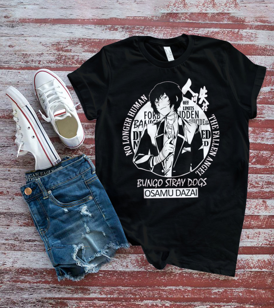 Bungo Stray Dogs Osamu Dazai No Longer Human The Fallen Angel T-Shirt