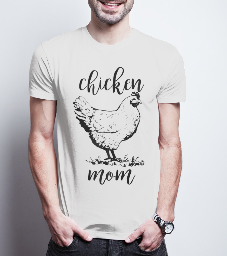 Chicken Mom Raising Crazy Chicken Lady T-Shirt