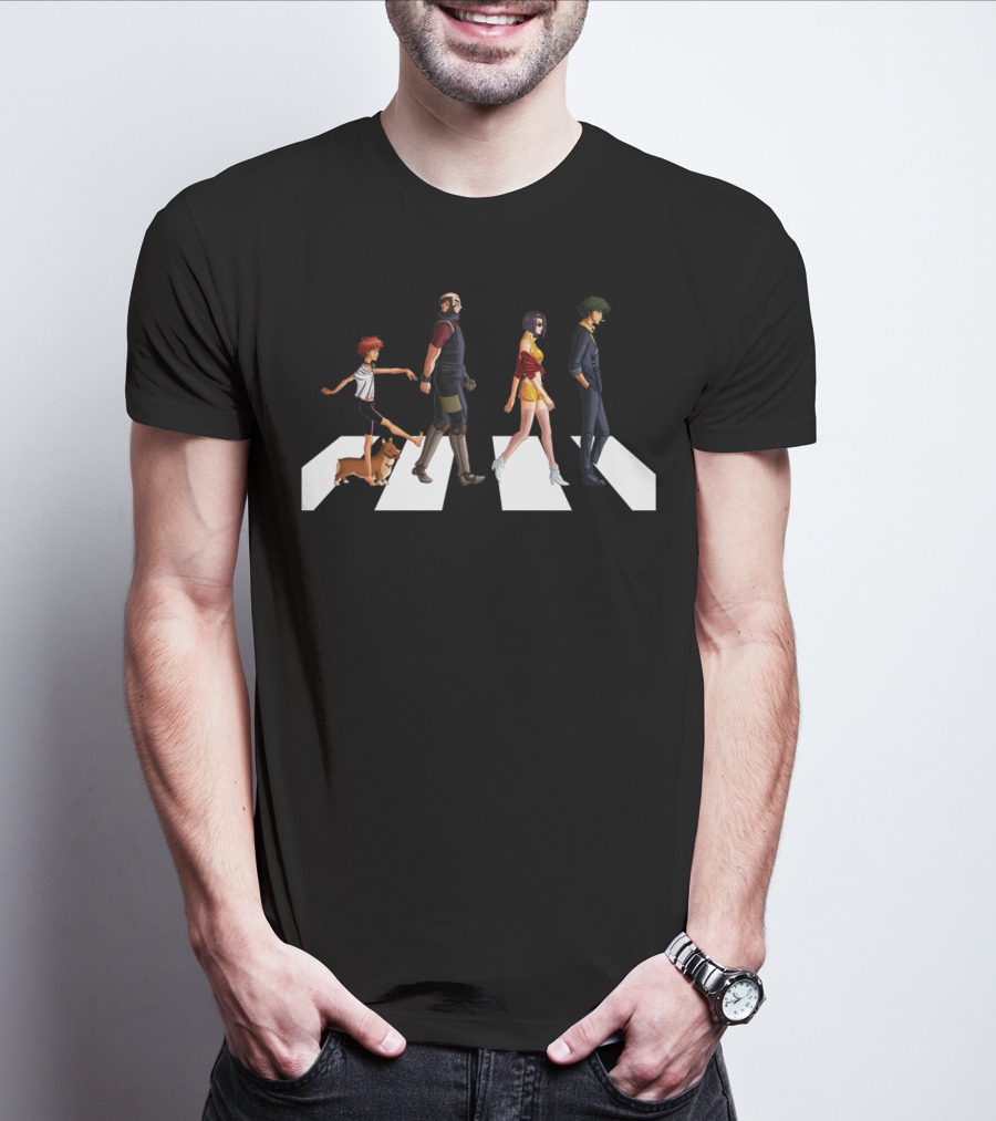 Cowboys's Team Bebops's Abbey Road Crossover T-Shirt
