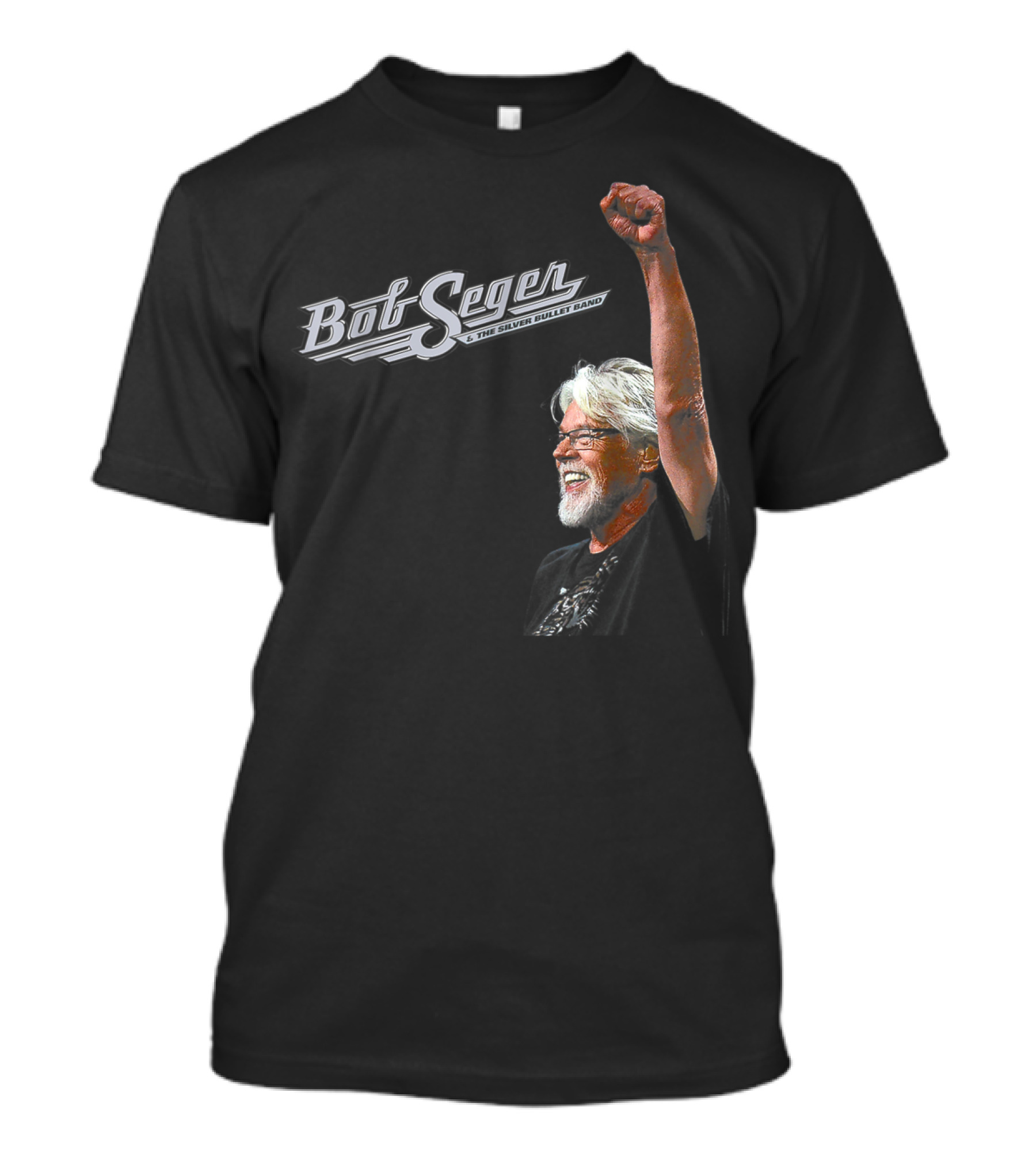 Bob Seger And The Silver Bullet Band Raised Arm T-Shirt