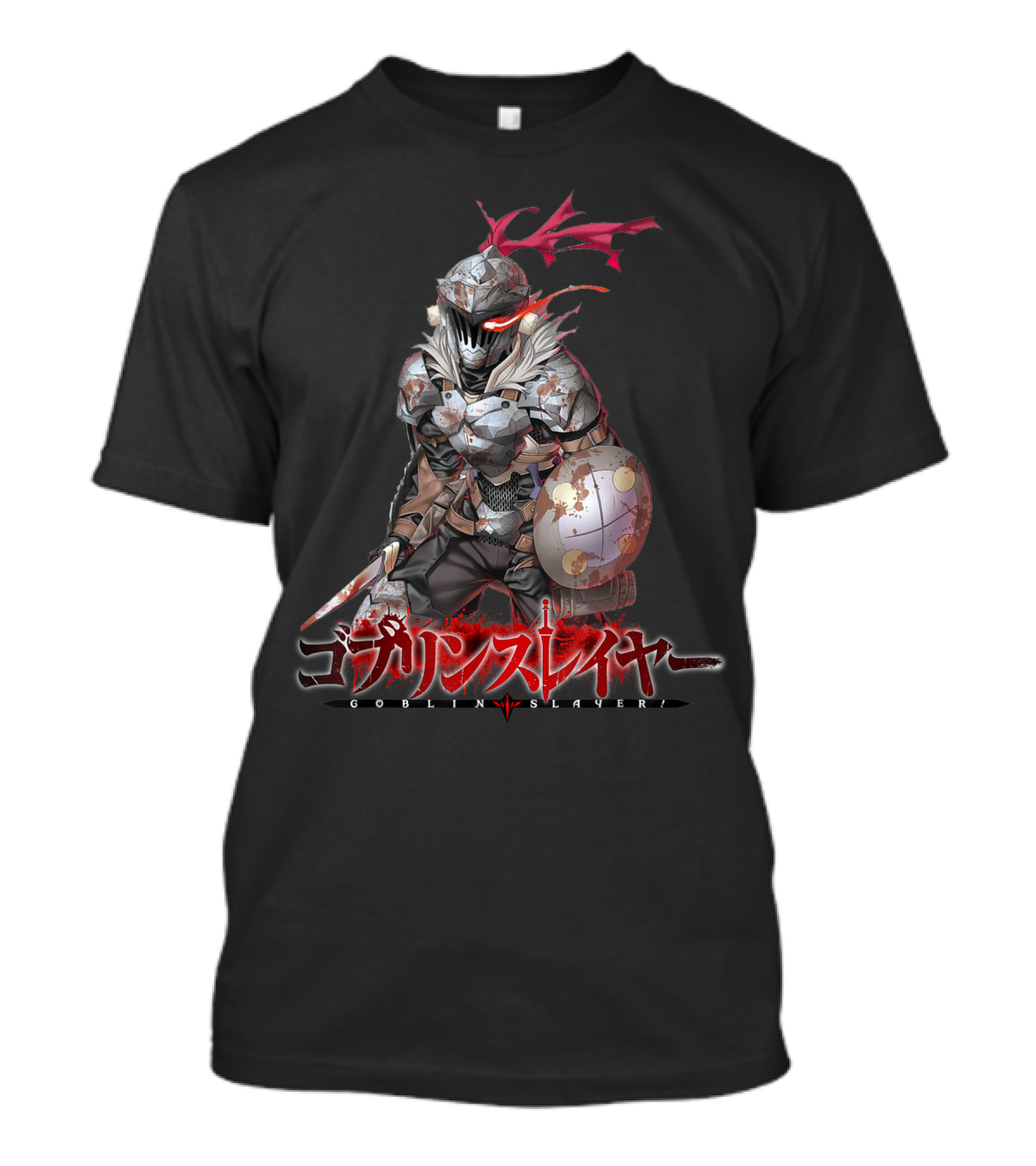 Goblin Slayer Anime Armored Warrior With Sword And Shield T-Shirt