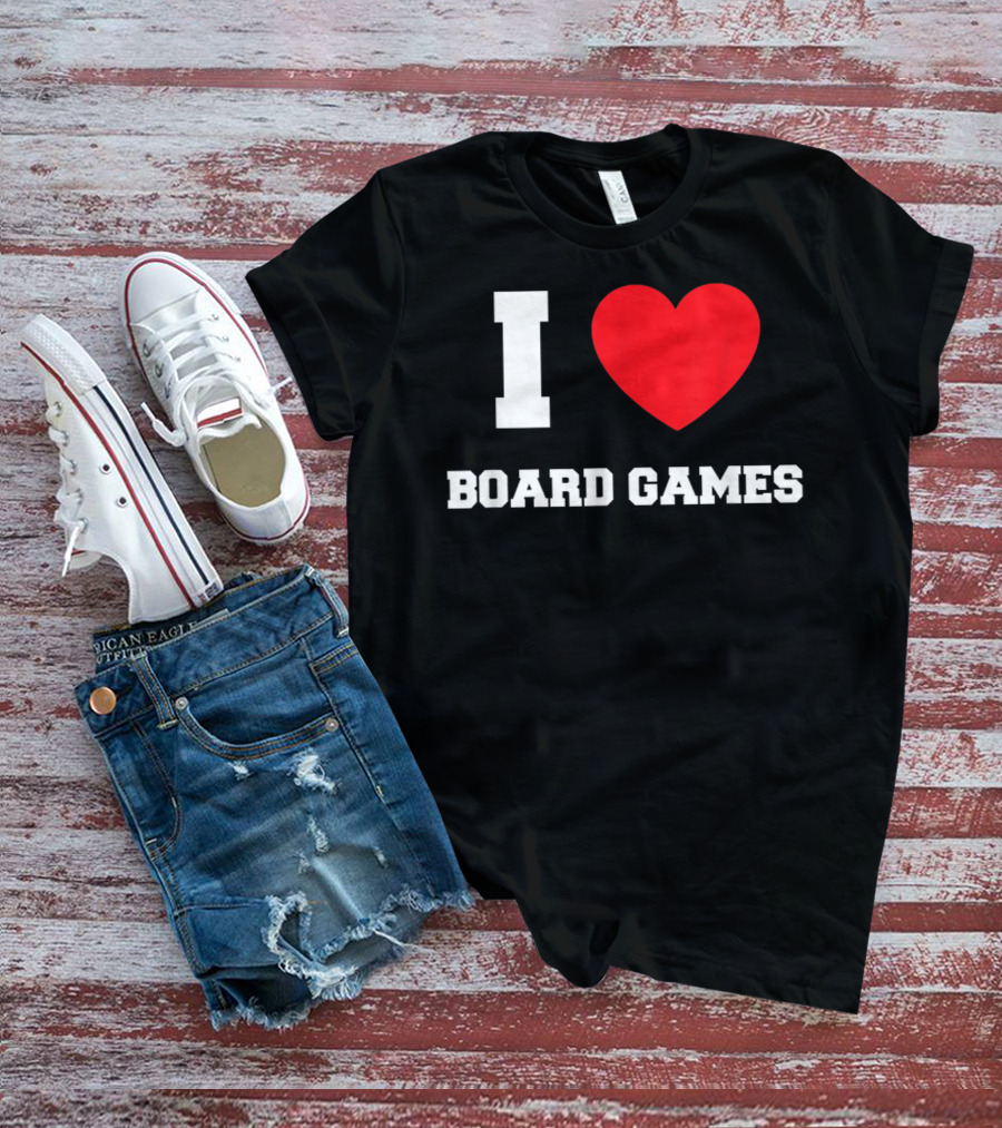 I Heart Board Games T-Shirt