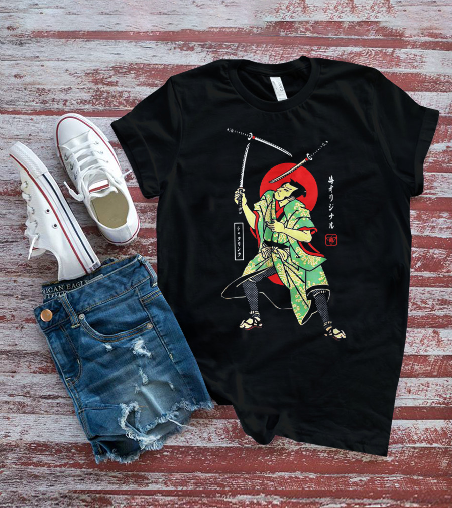 Juggling Samurai Original Japanese Warrior T-Shirt