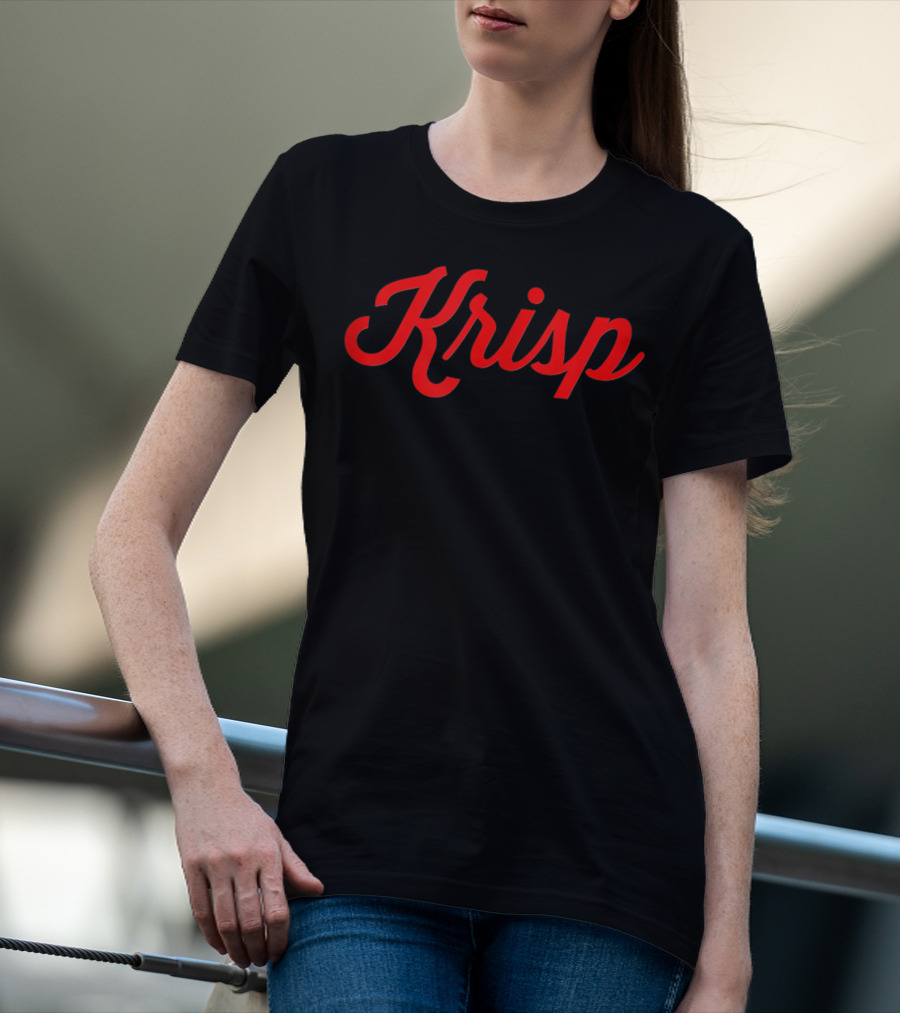 Krisp Red Typography Er Red T-Shirt