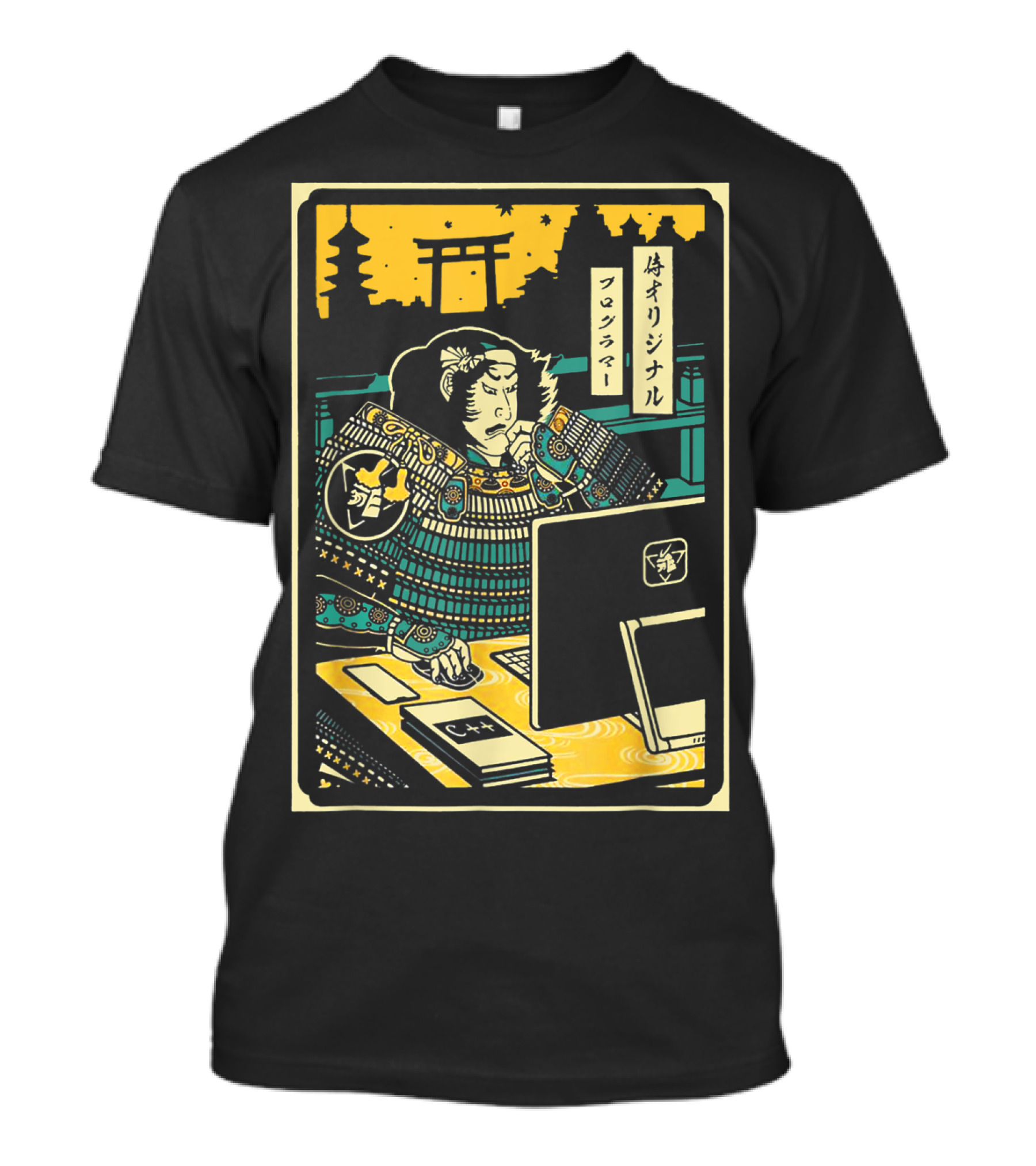 Original Samurai Warrior Programmer Computer T-Shirt