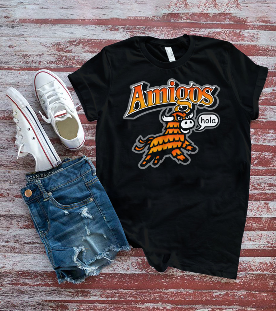 Amigos Hola Pinata Softball T-Shirt