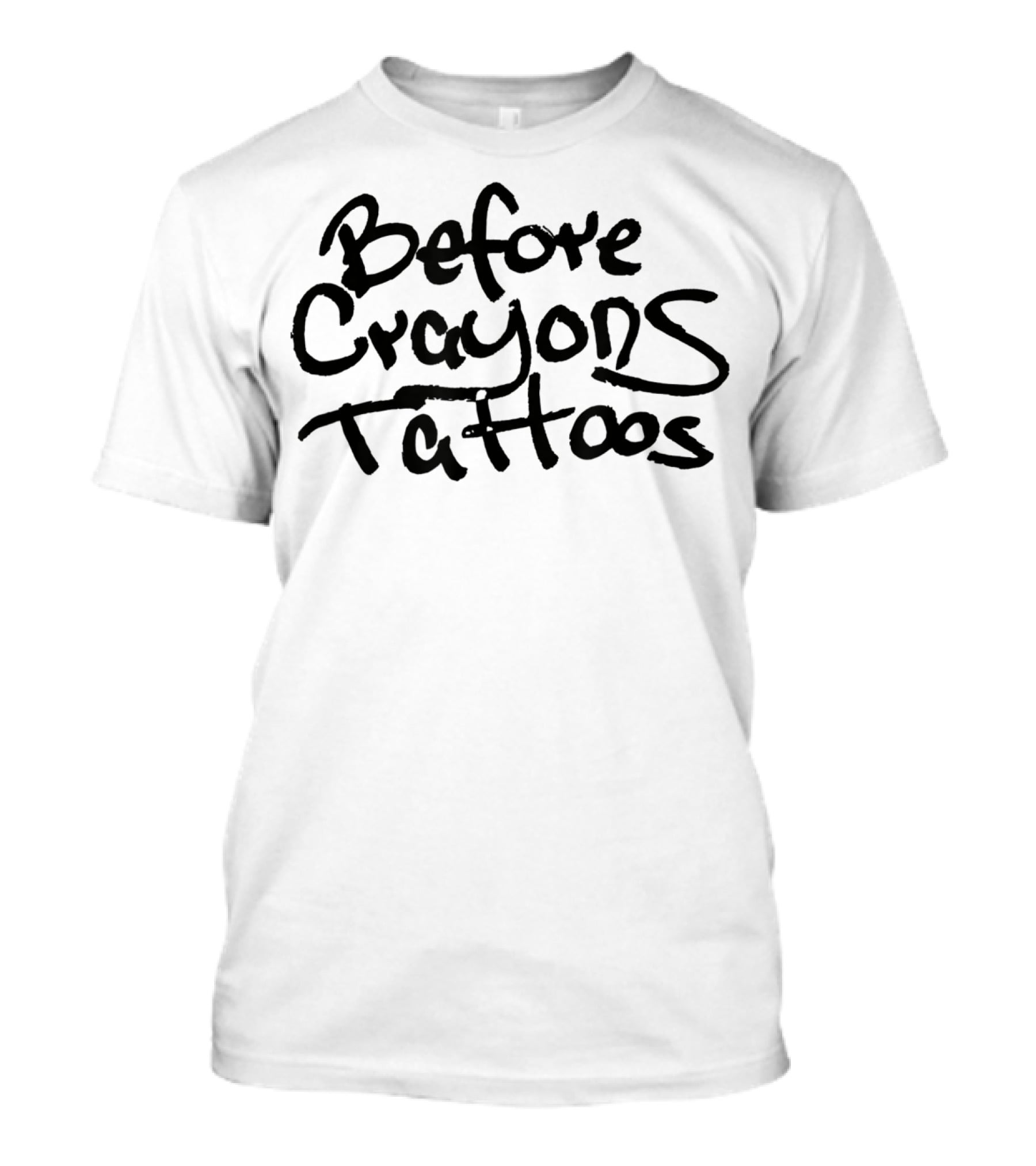 Before Crayons Tattoos WWII Retro T-Shirt