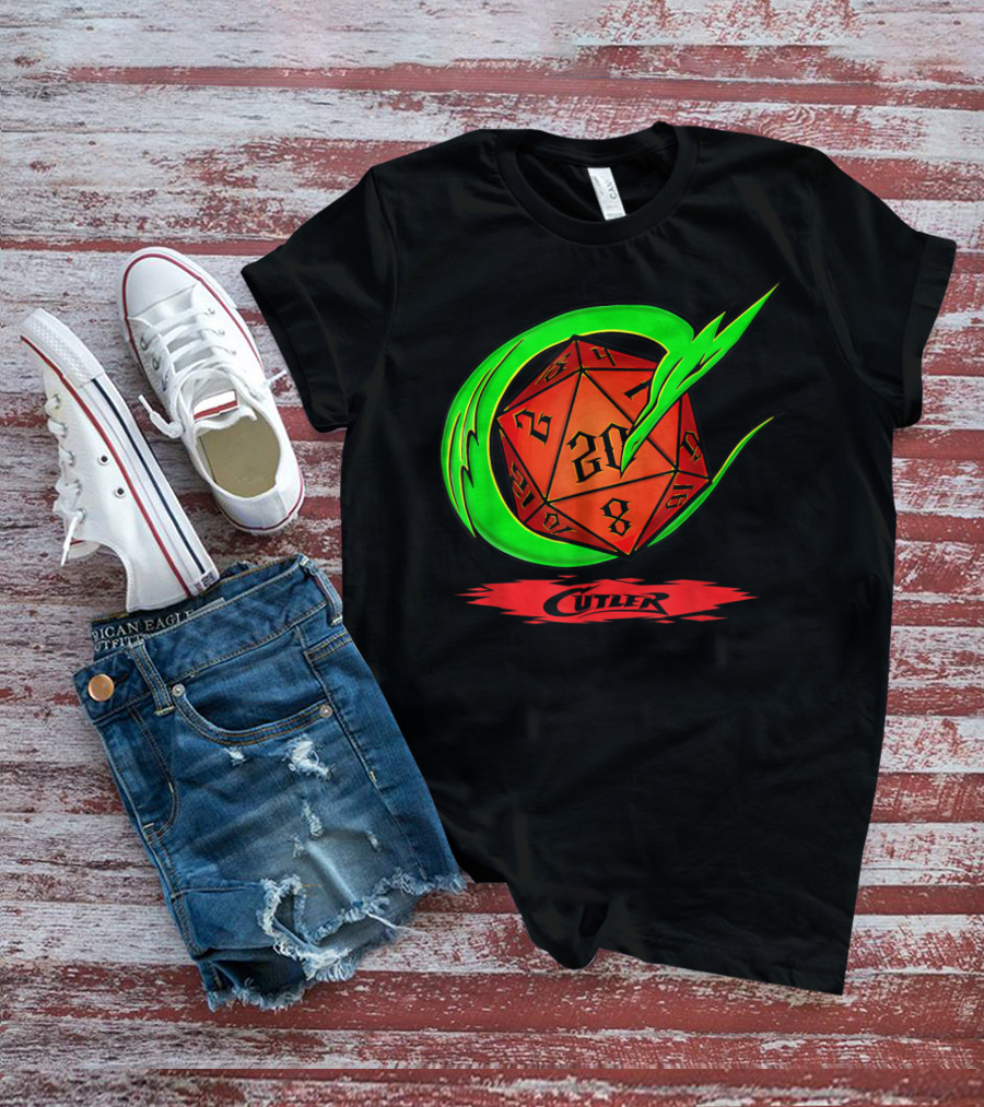 Cutler Dragon D20 Dice Pro Wrestler T-Shirt