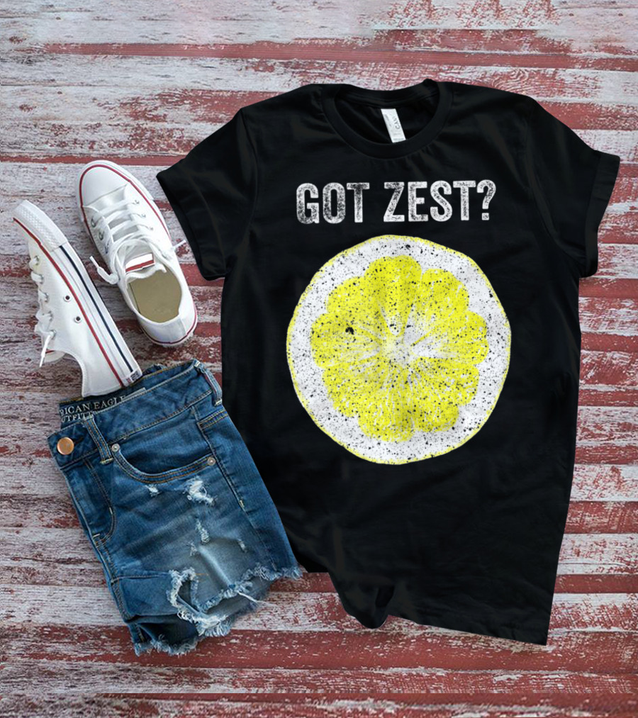 Got Zest? Chef Cook Food Festival Lemon Slice T-Shirt