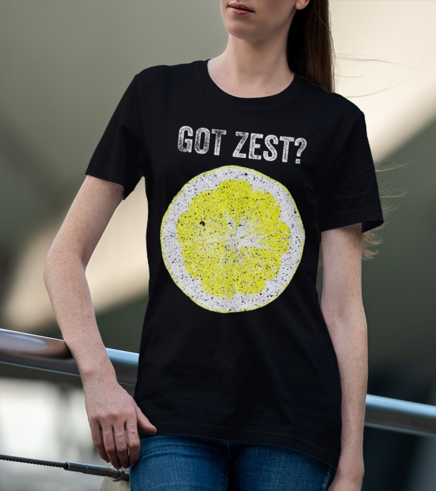 Got Zest? Chef Cook Food Festival Lemon Slice T-Shirt