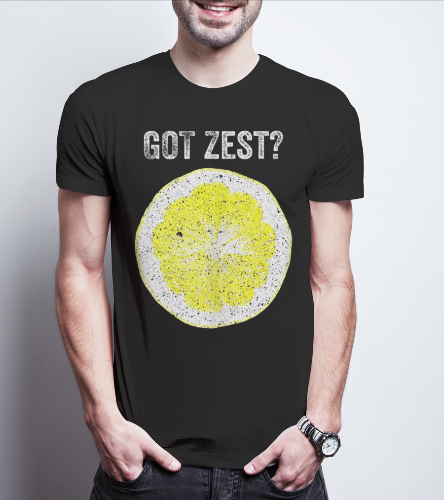 Got Zest? Chef Cook Food Festival Lemon Slice T-Shirt