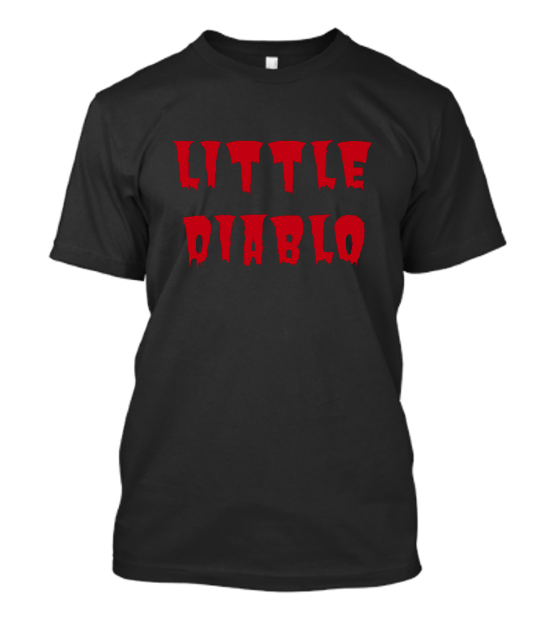 Halloween Scary Little Diablo Lil Red Devil T-Shirt