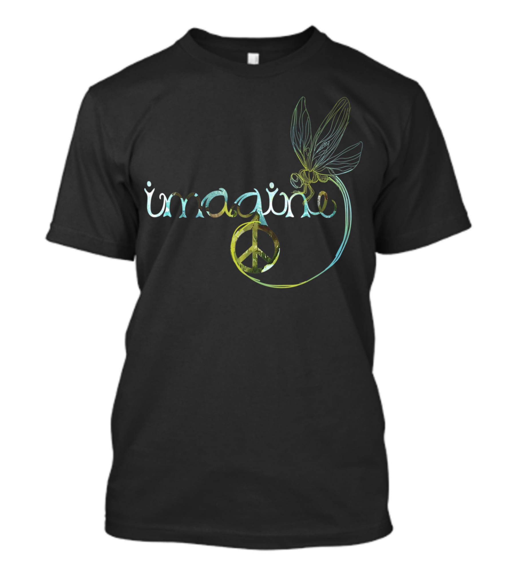Imagine Peace Dragonfly Harmony T-Shirt