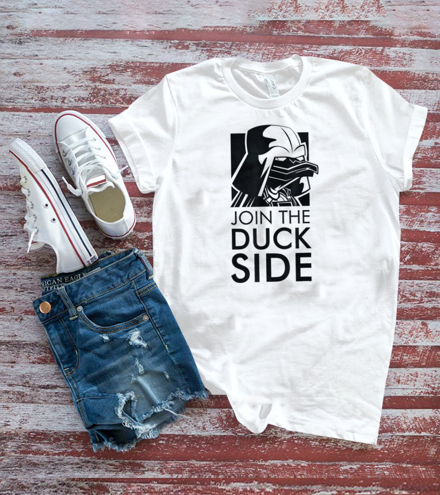 Join The Duck Side Ducky Ducks Duckling Fun Darth Vader T-Shirt