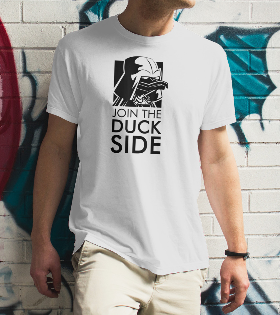 Join The Duck Side Ducky Ducks Duckling Fun Darth Vader T-Shirt