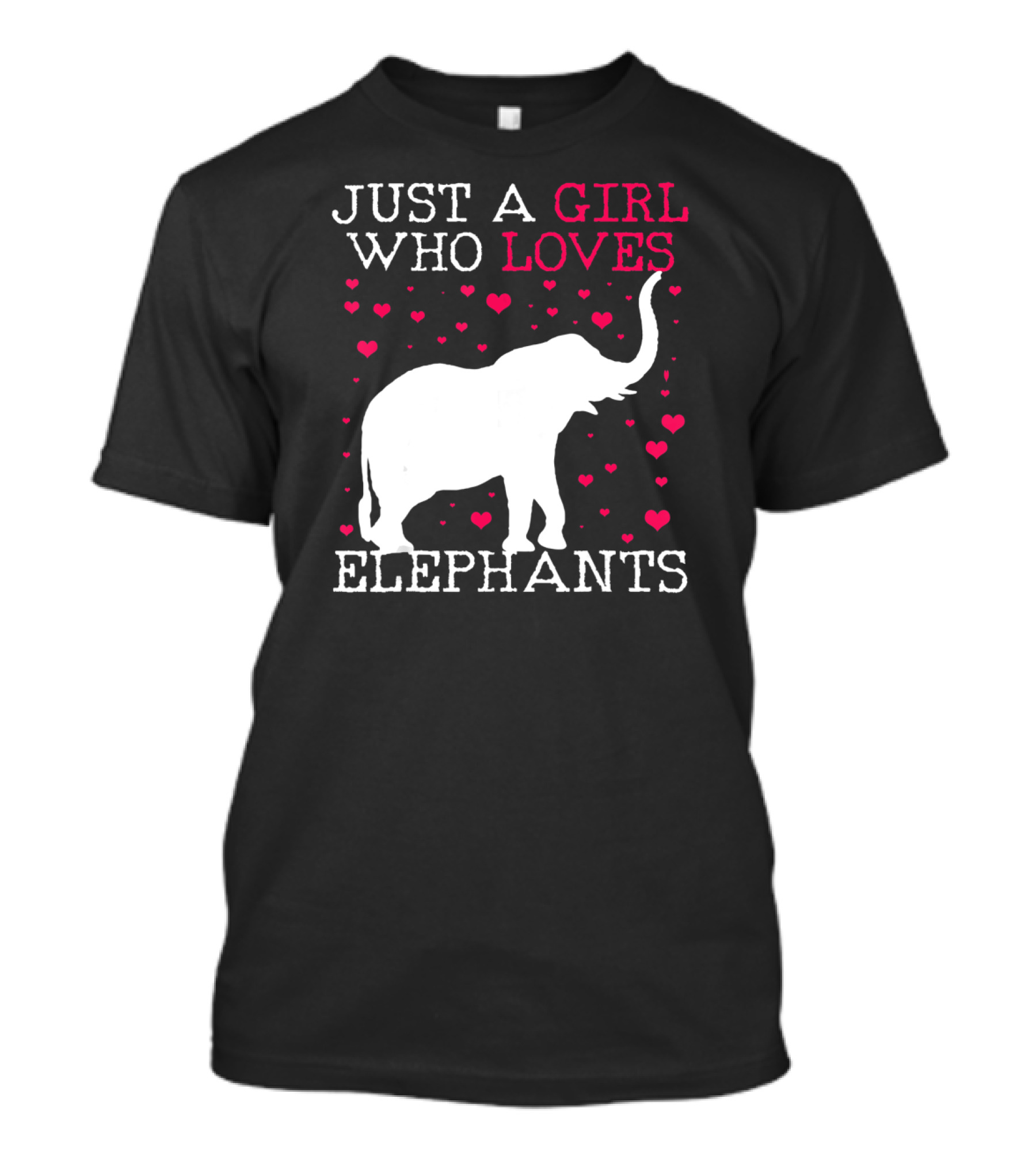 Just A Girl Who Loves Elephants T-Shirt