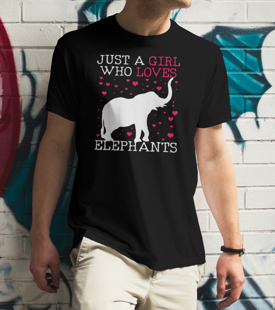 Just A Girl Who Loves Elephants T-Shirt