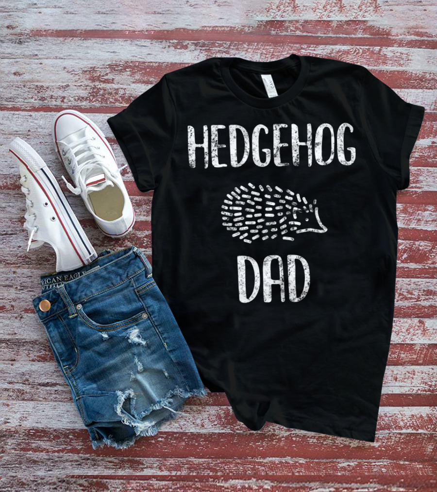 Hedgehog Dad Funny Boys Hedgehog Dad T-Shirt