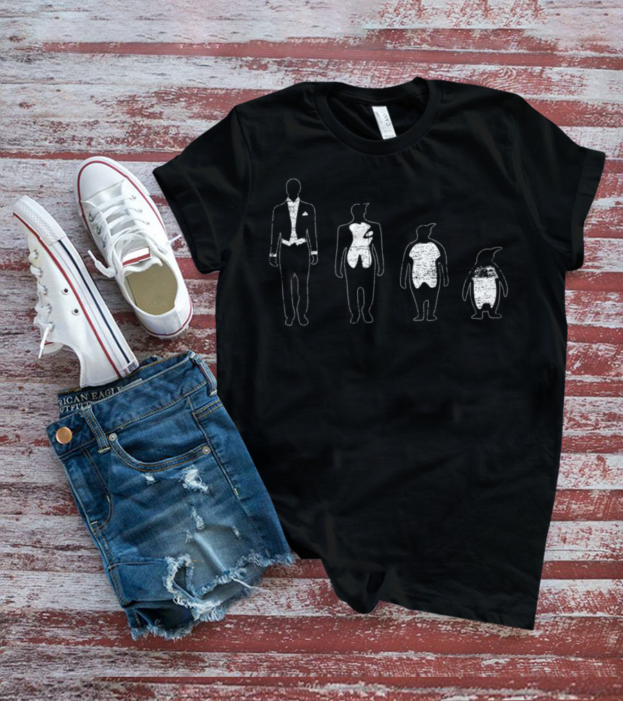 Evolution Penguin Tuxedo Sequence T-Shirt