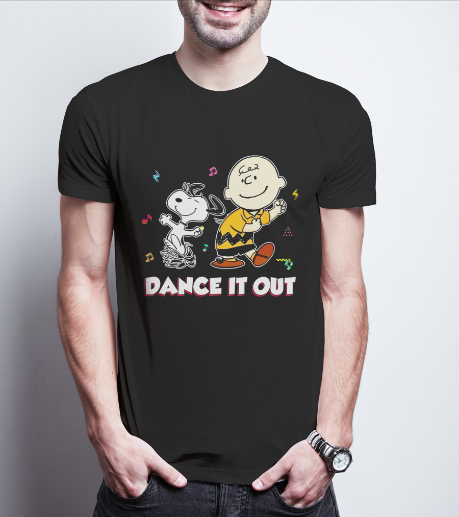 Dance It Out With Snoopy And Charlie Brown From The Peanuts Movie T-Shirt