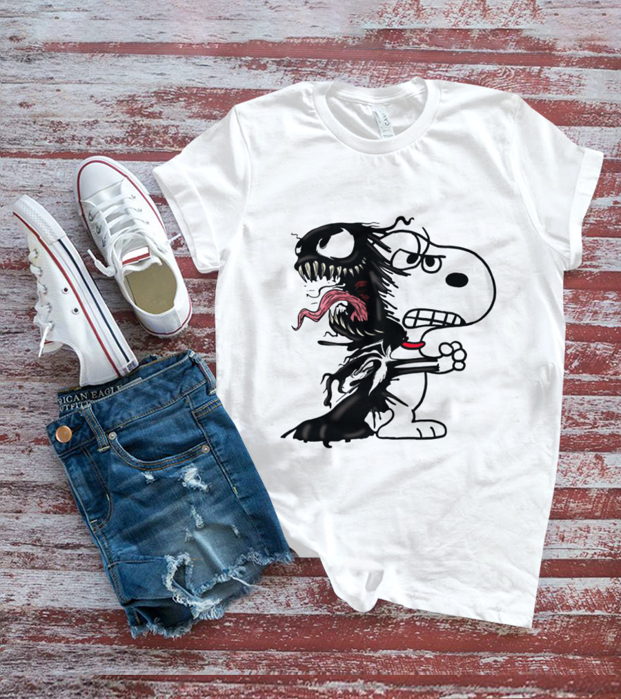 Venom Snoopy Mashup The Peanuts Movie T-Shirt