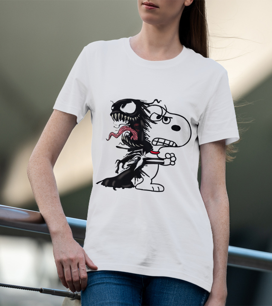 Venom Snoopy Mashup The Peanuts Movie T-Shirt