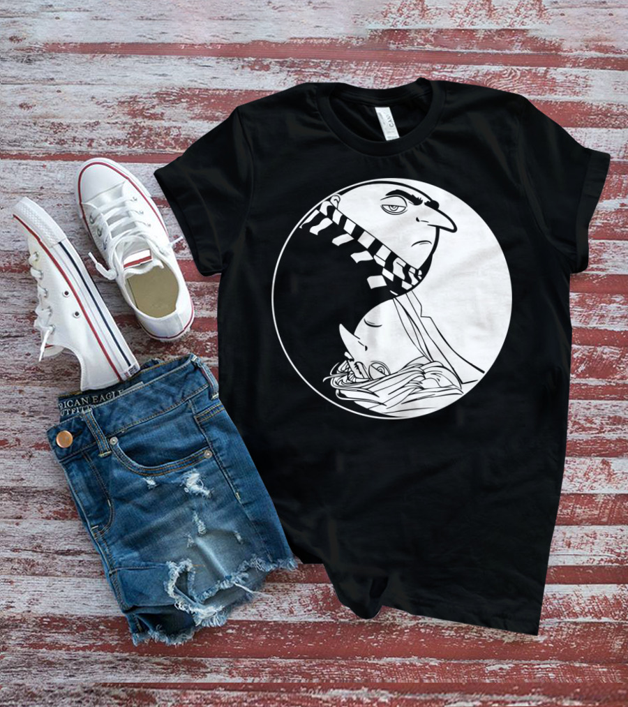 Gru And Dru Yin Yang Minions Despicable Me Sibling Symbol Harmony T-Shirt