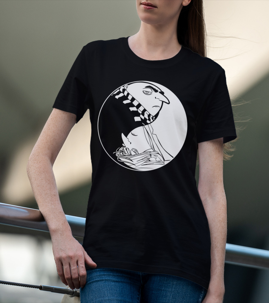 Gru And Dru Yin Yang Minions Despicable Me Sibling Symbol Harmony T-Shirt