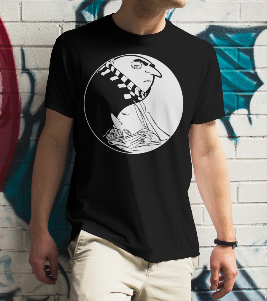 Gru And Dru Yin Yang Minions Despicable Me Sibling Symbol Harmony T-Shirt