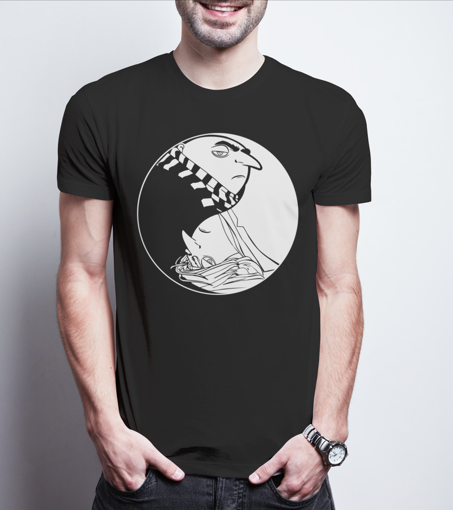 Gru And Dru Yin Yang Minions Despicable Me Sibling Symbol Harmony T-Shirt