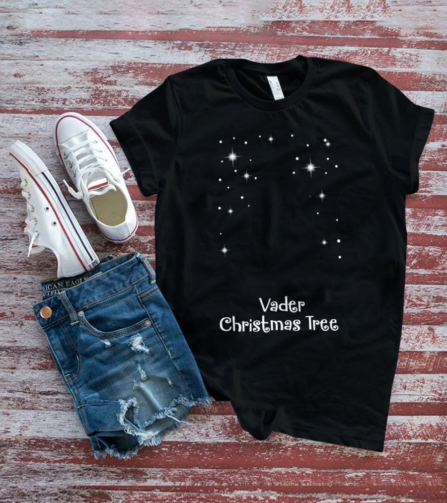 Vader Christmas Tree Star Wars Darth Vader T-Shirt