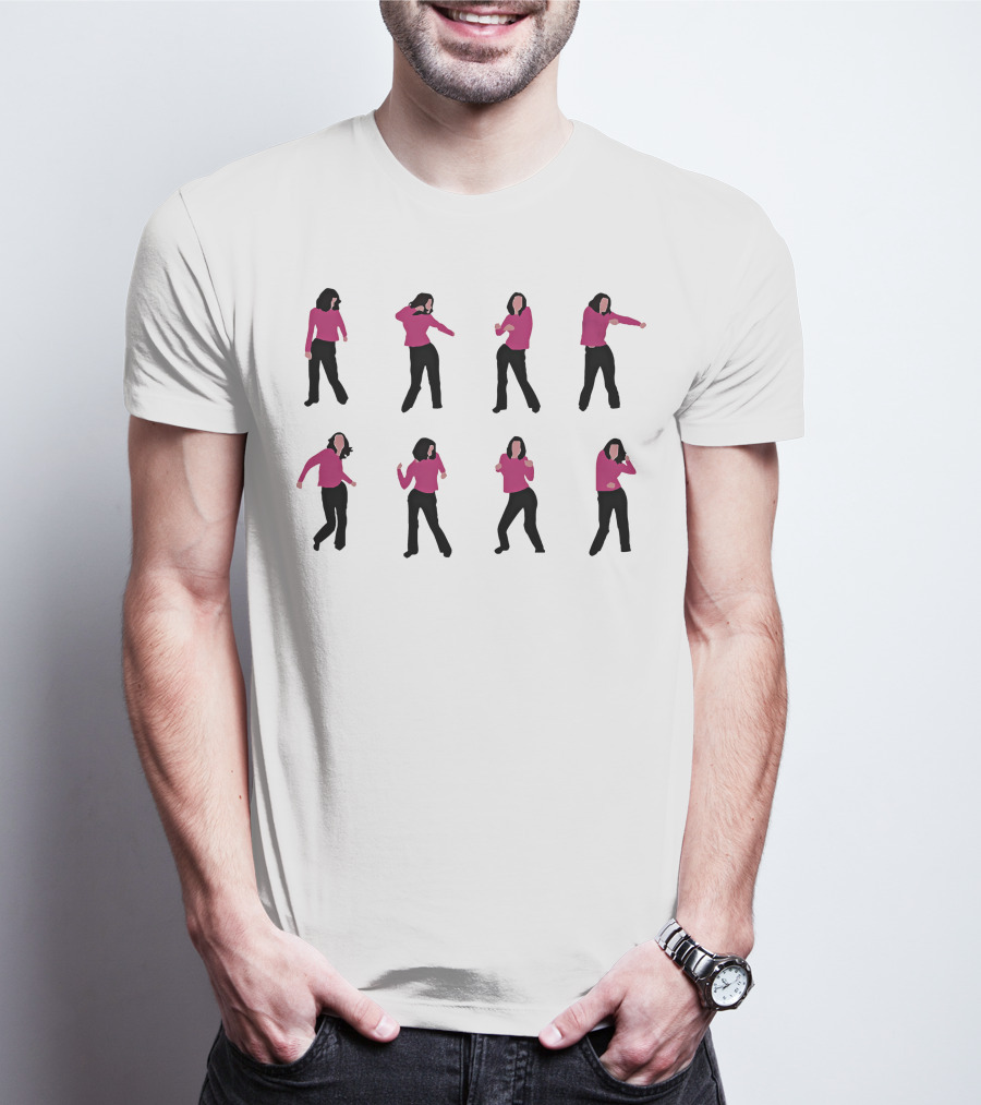 Monica Dancing Moves Friends TV Show T-Shirt