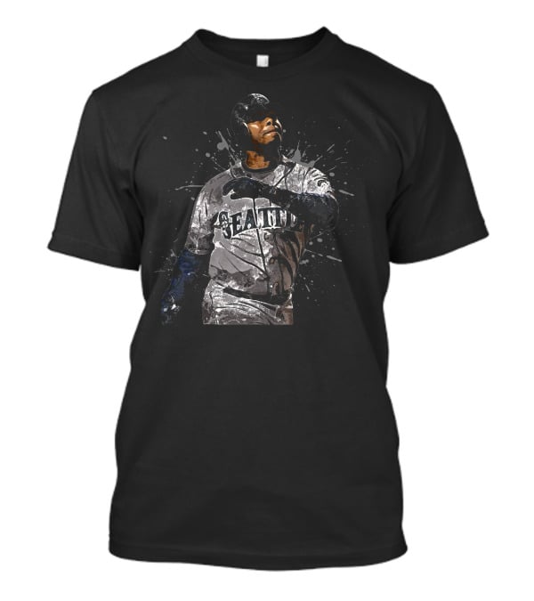 Ken Griffey Jr. Seattle Mariners Splatter T-Shirt