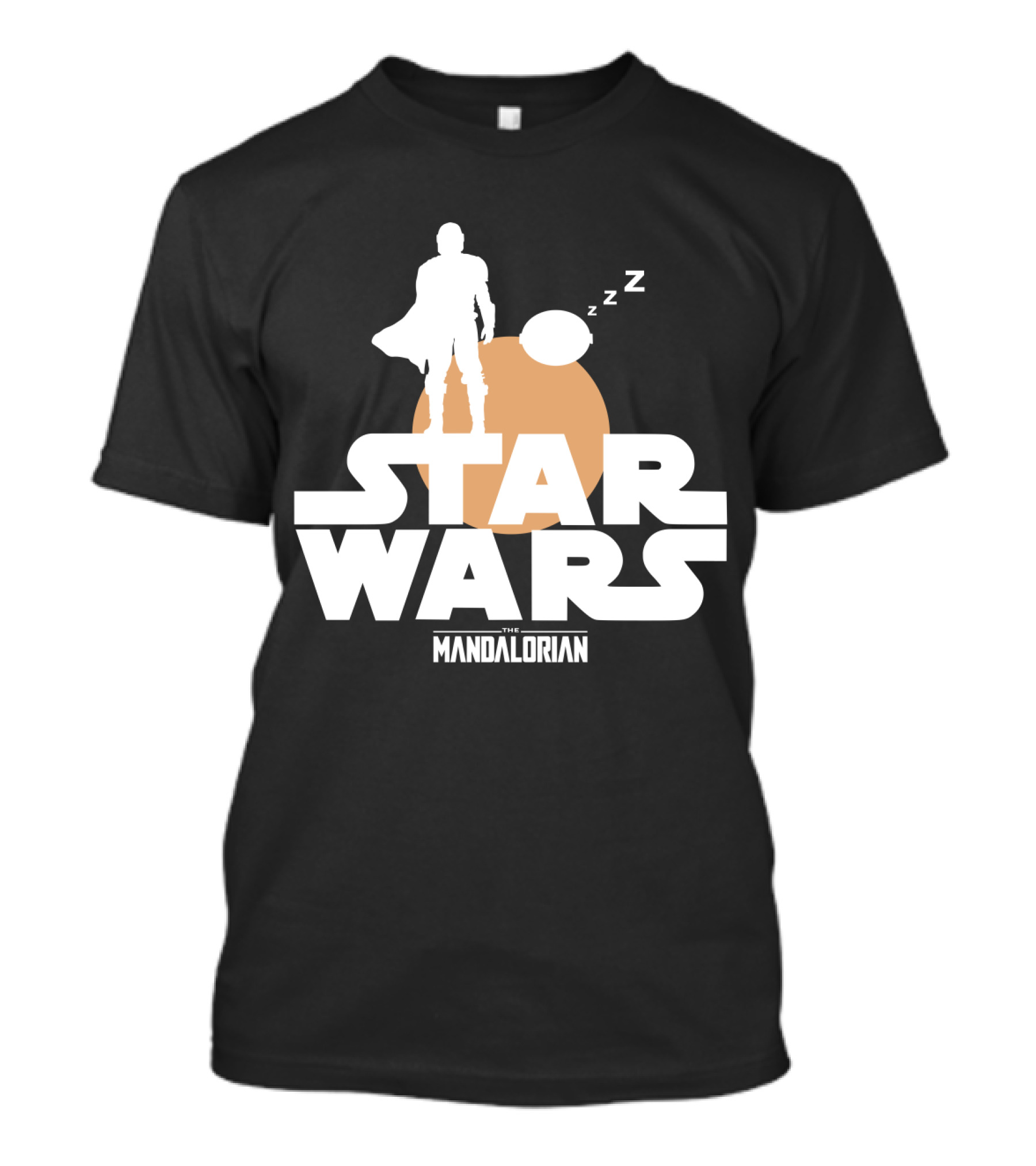 Star Wars The Mandalorian Sleeping Duo T-Shirt