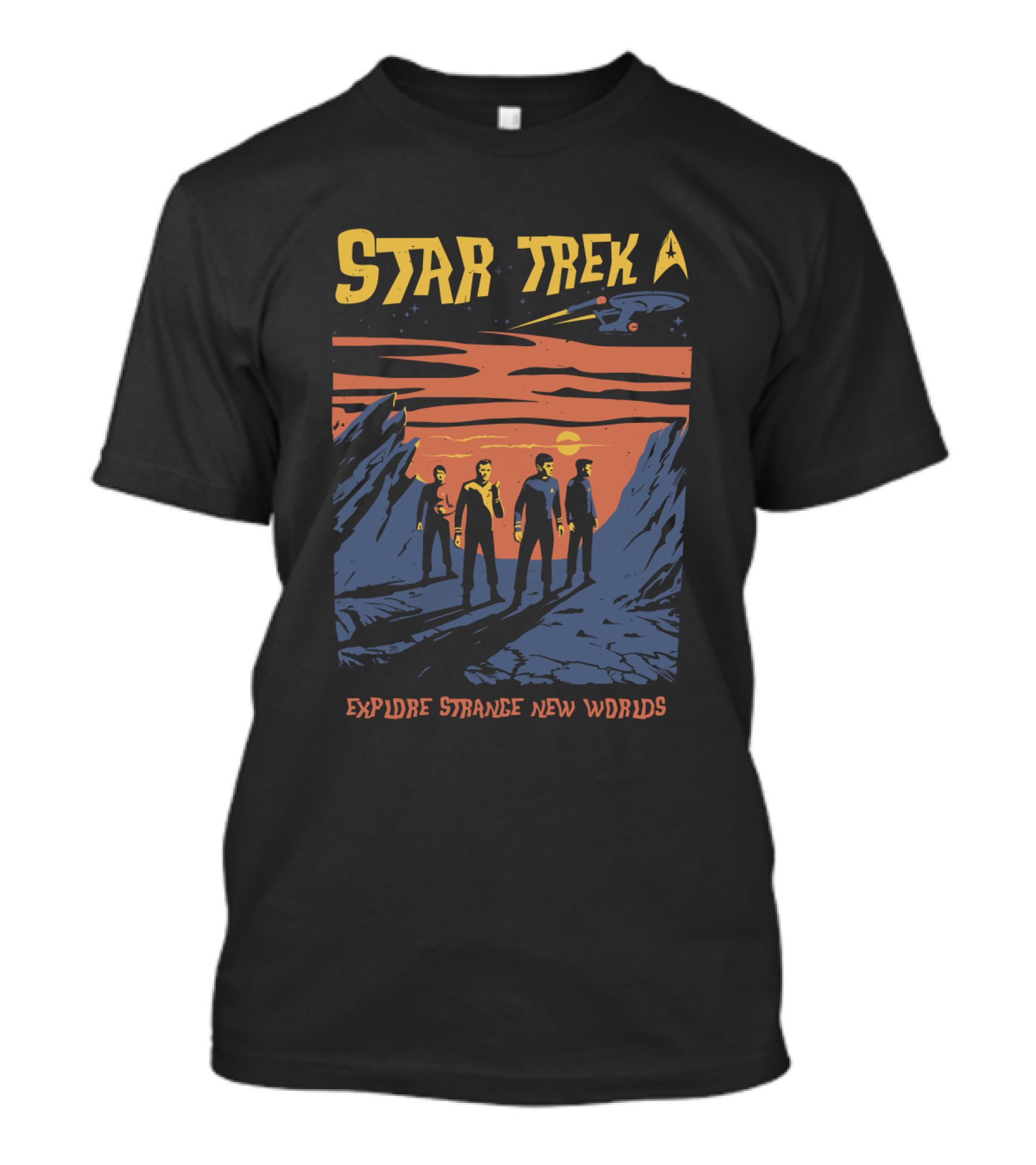 Star Trek Explore Strange New Worlds Starship Crew Adventure T-Shirt