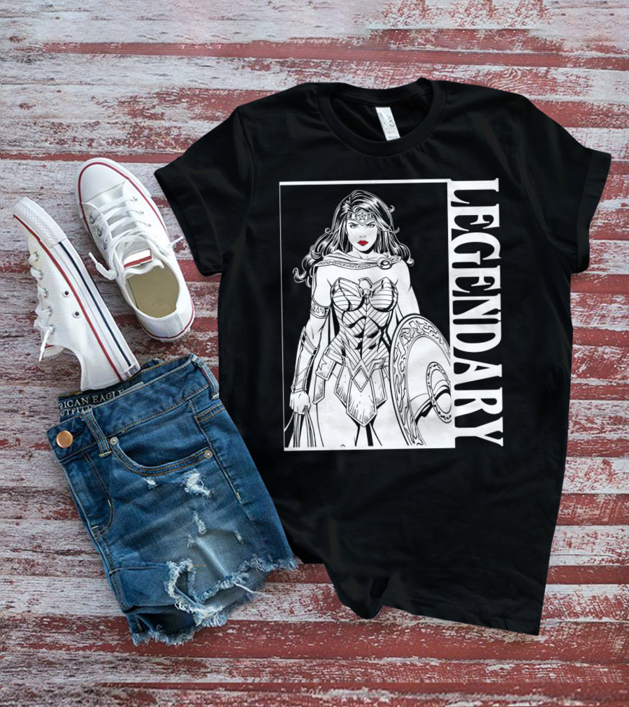 Wonder Woman Legendary Heroic Warrior T-Shirt