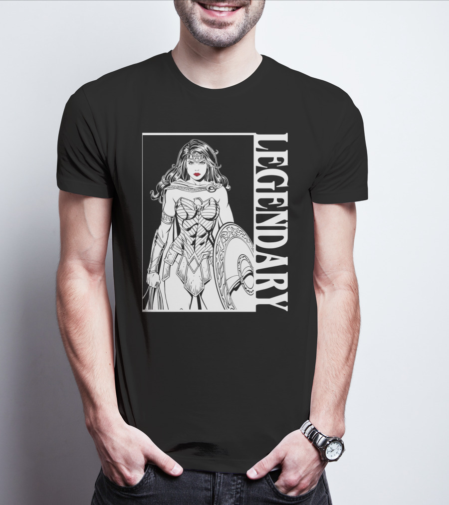 Wonder Woman Legendary Heroic Warrior T-Shirt