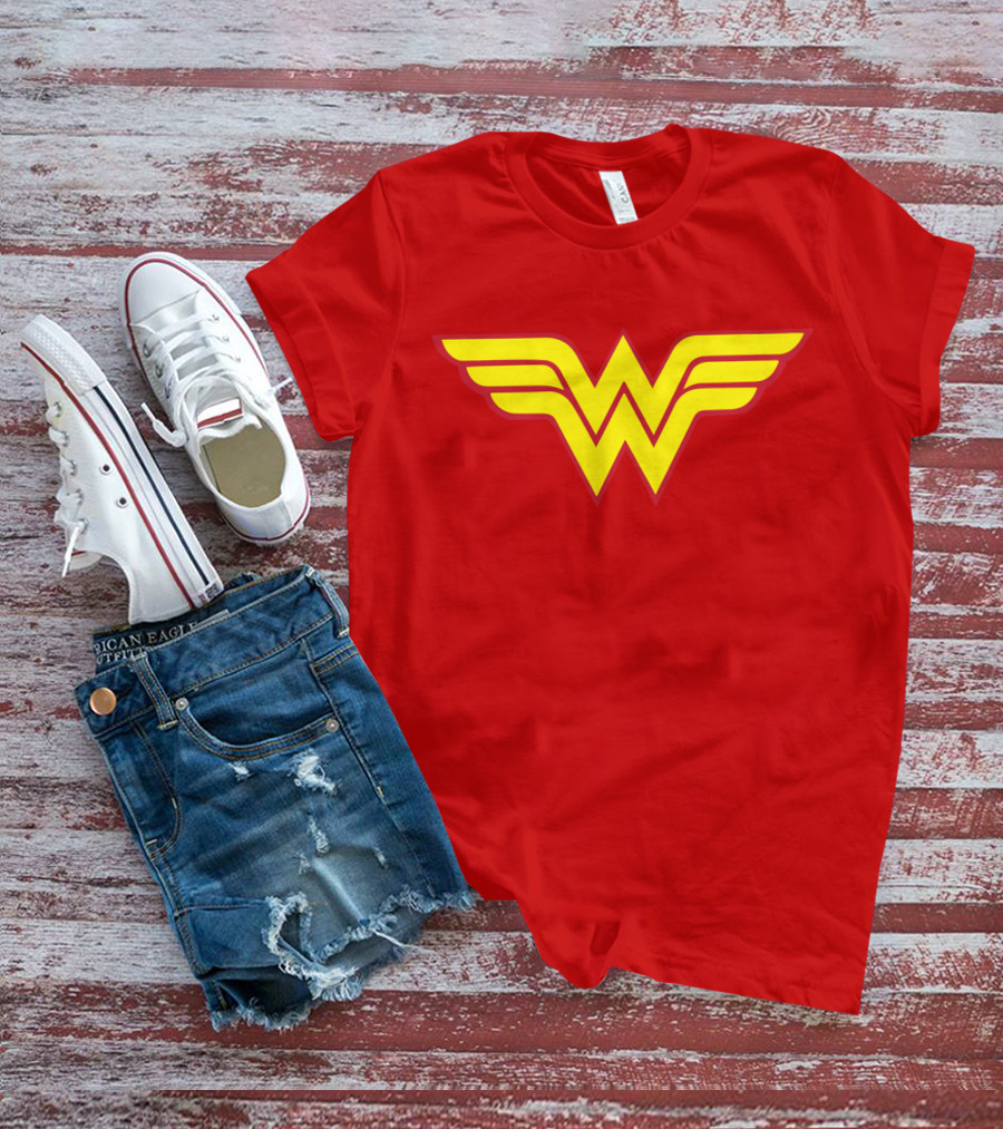 Wonder Woman Classic Yellow Emblem T-Shirt