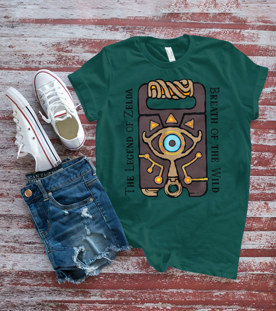 The Legend Of Zelda Breath Of The Wild Sheikah Slate Eye T-Shirt