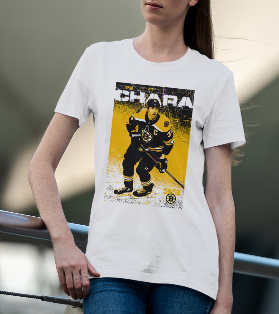 Zdeno Chara Boston Bruins 33 Hockey Captain T-Shirt
