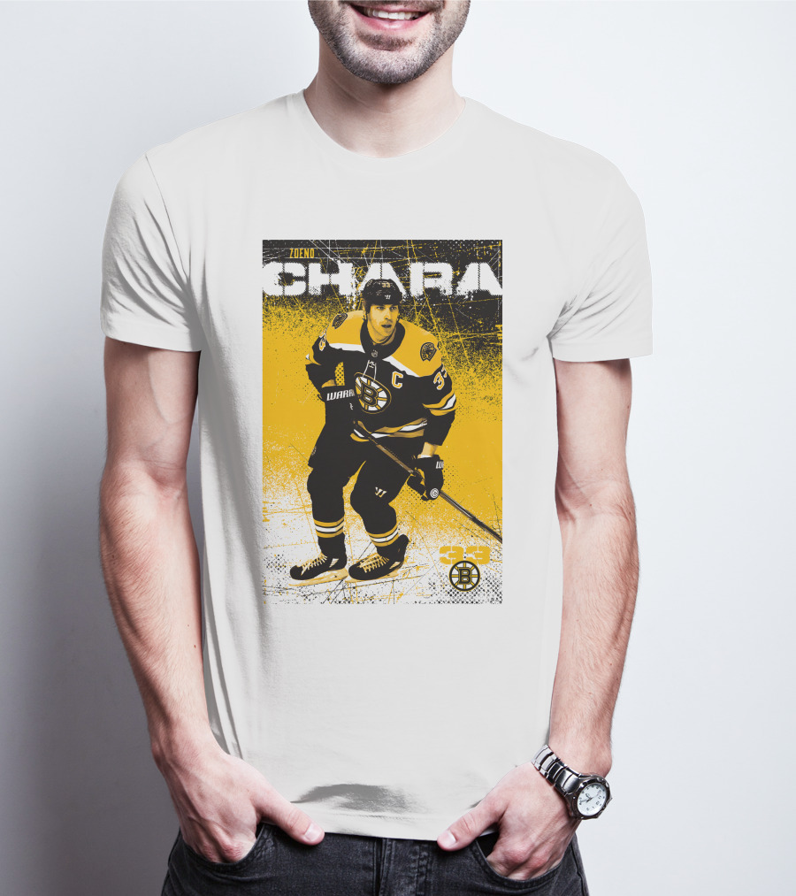Zdeno Chara Boston Bruins 33 Hockey Captain T-Shirt