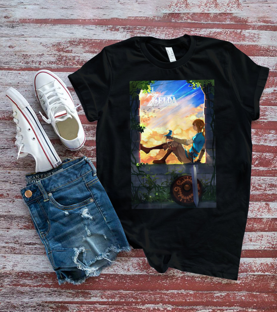 The Legend Of Zelda Breath Of The Wild Heroic Reflection T-Shirt
