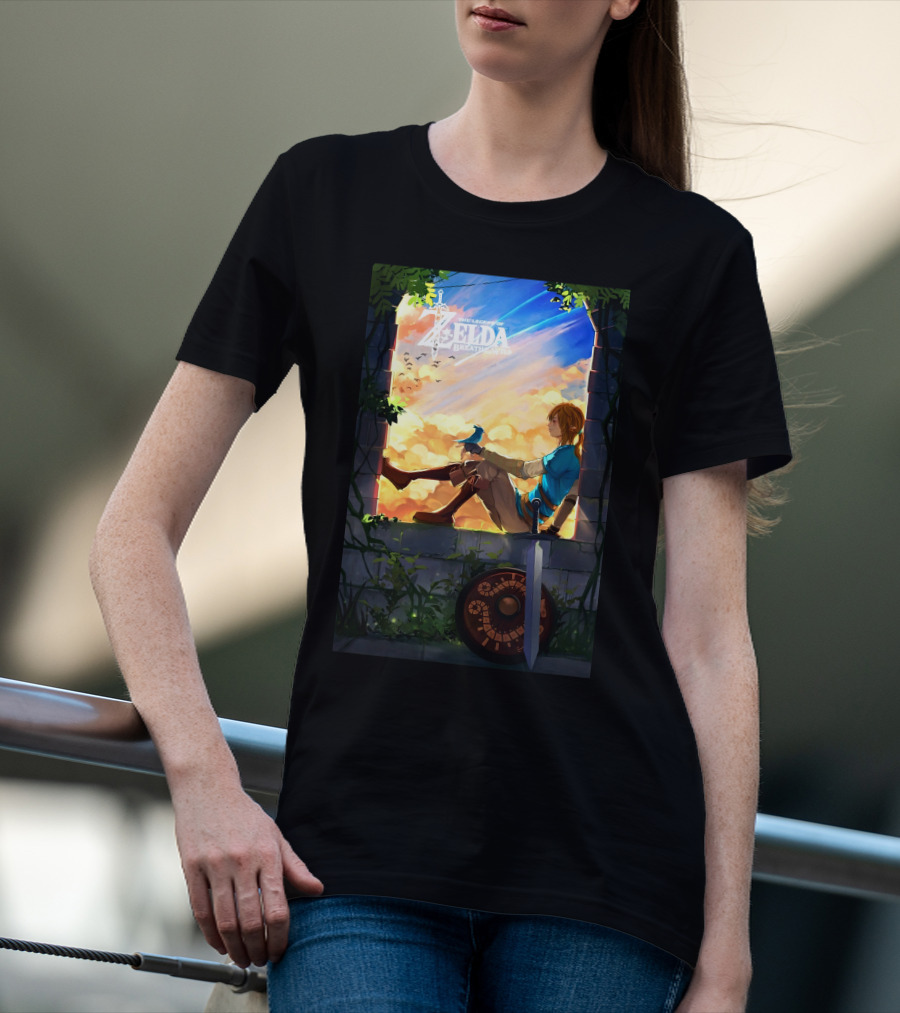 The Legend Of Zelda Breath Of The Wild Heroic Reflection T-Shirt