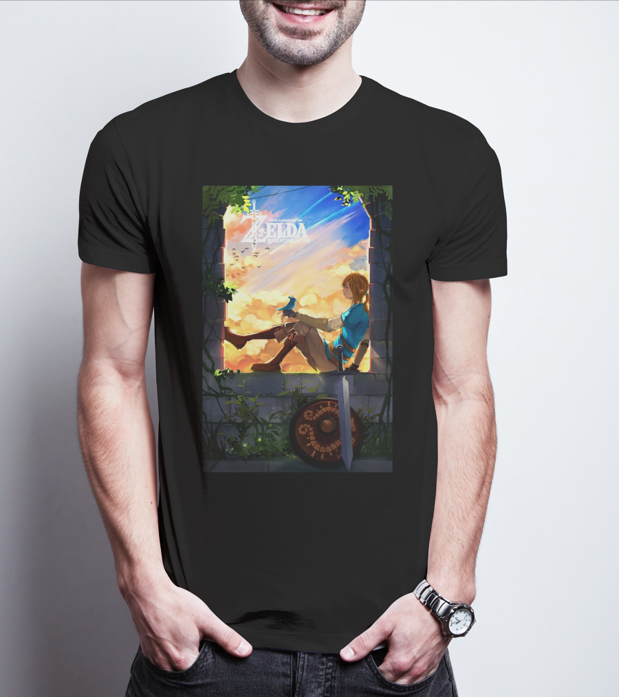 The Legend Of Zelda Breath Of The Wild Heroic Reflection T-Shirt