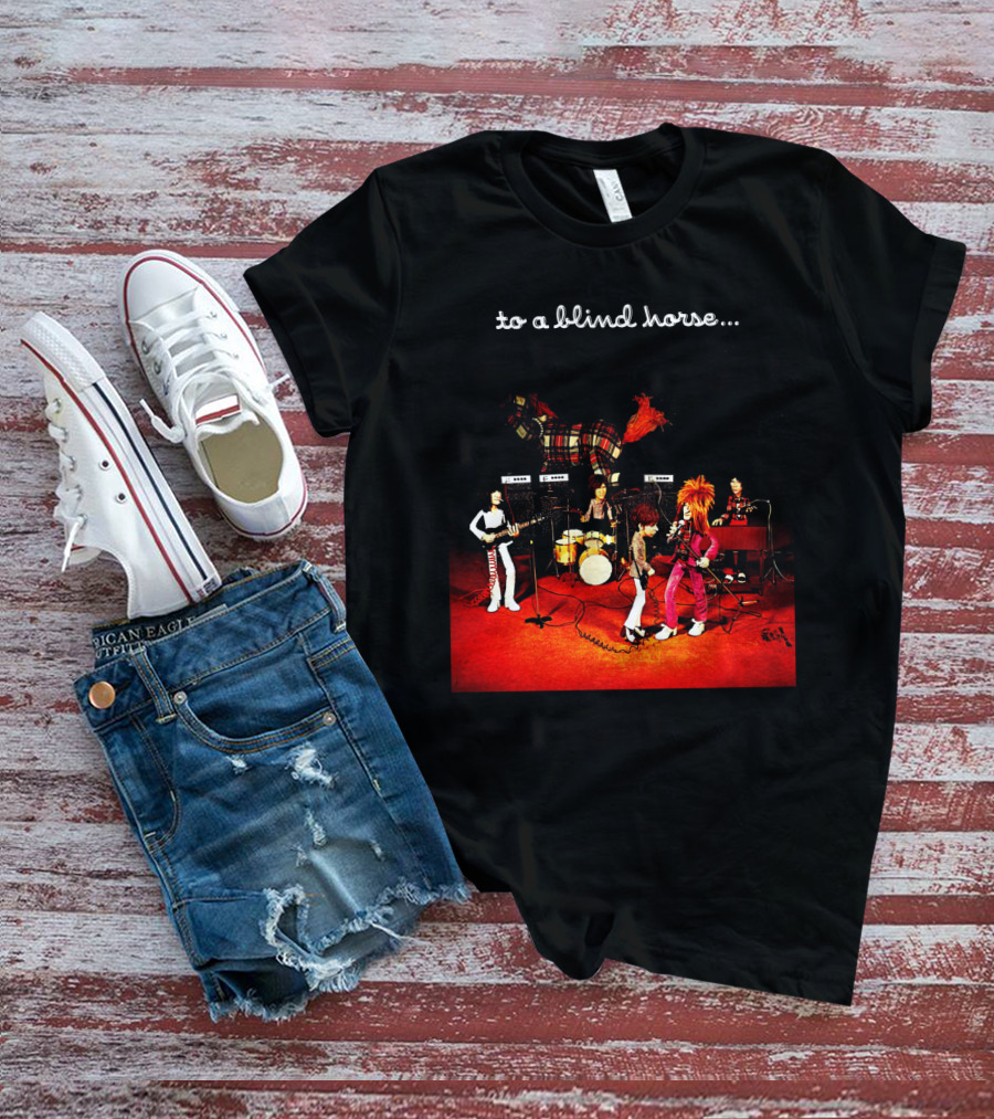 To A Blind Horse Band Performance Scene T-Shirt