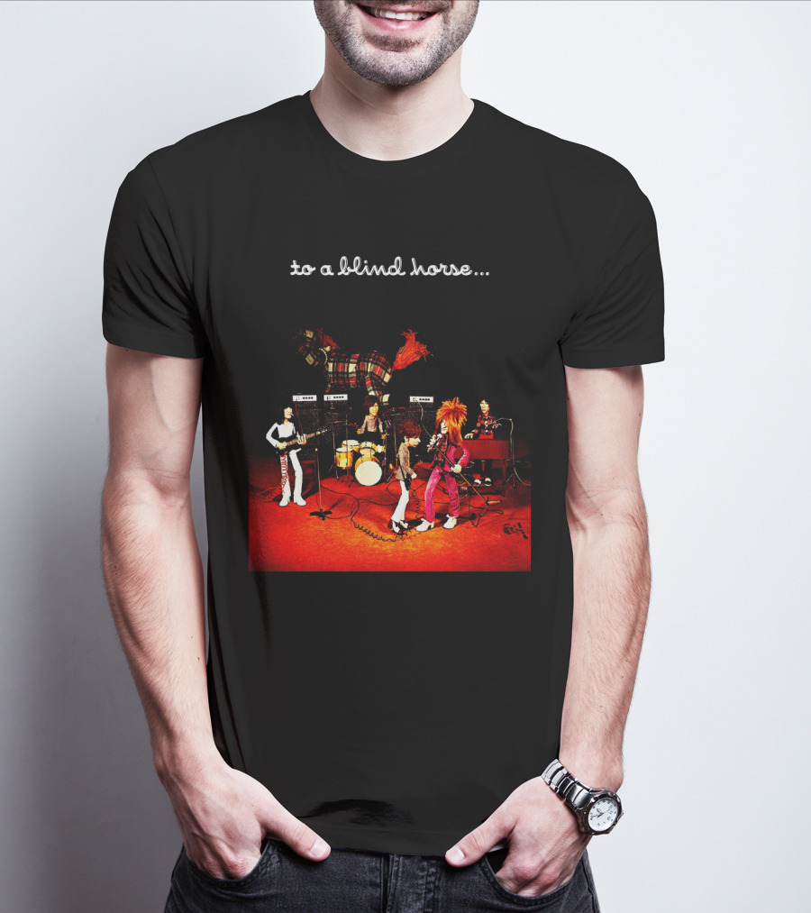 To A Blind Horse Band Performance Scene T-Shirt
