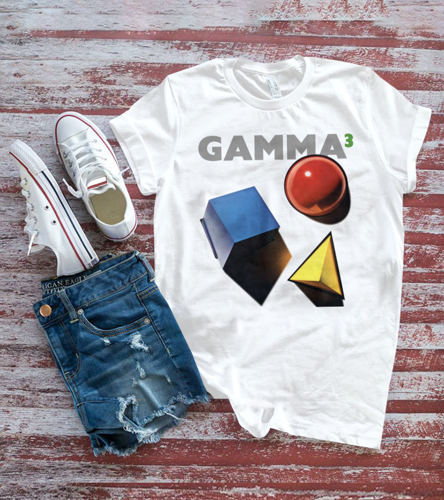GAMMA 3 Geometric Shapes Cube Sphere Pyramid T-Shirt
