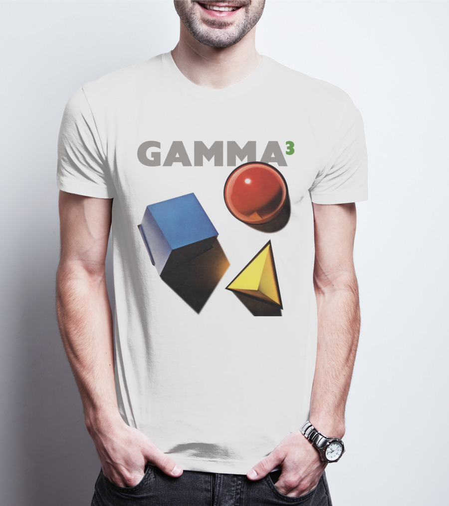 GAMMA 3 Geometric Shapes Cube Sphere Pyramid T-Shirt
