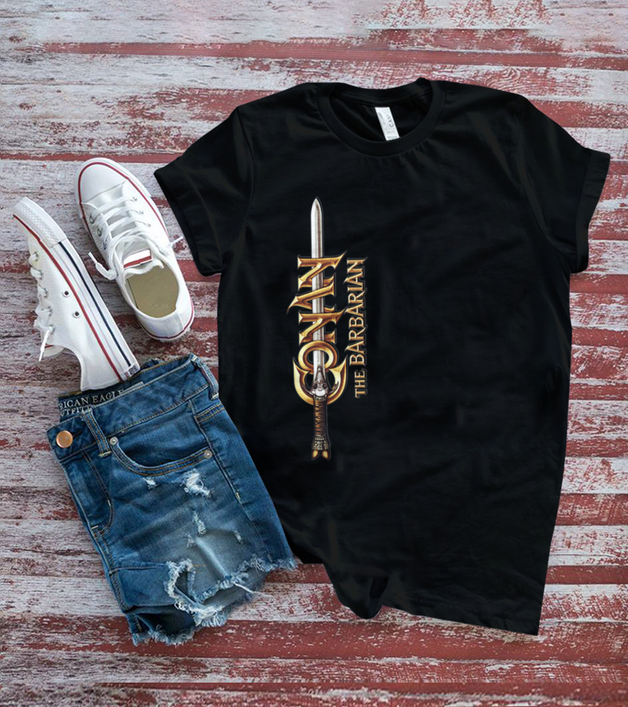 Conan The Barbarian Sword Logo CB 036 T-Shirt